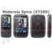 MOTOROLA XT300 SPICE PRETO COM CÂMERA 3.2MP ANDROID 2.1 MP3 FM 3G GPS WI-FI BLUETOOTH FONE E CARTÃO 2GB